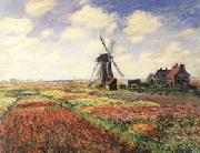 Claude Monet Tulip Fields in Holland USA oil painting reproduction